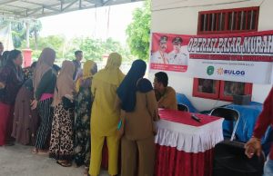 Lurah Bukit Biru Apresiasi Gelaran Operasi Pasar Murah yang Dilaksanakan Disperindag Kukar