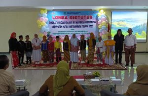 Dinas Kearsipan dan Perpustakaan Kukar Gelar Lomba Bertutur Tingkat SD dan MI