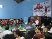 Ratusan Peserta dari Berbagai Kecamatan di Kukar Ikuti Kejuaraan Bulu Tangkis Bupati Cup