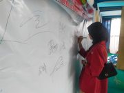 Aksi Damai Mahasiswa Bontang Mendukung Pemilu 2024