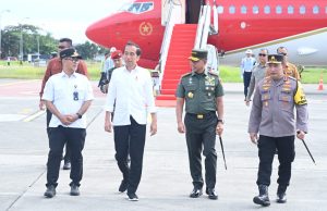 Pengamanan Aman dan Nyaman Saat Kedatangan Presiden Joko Widodo ke Wilayah IKN